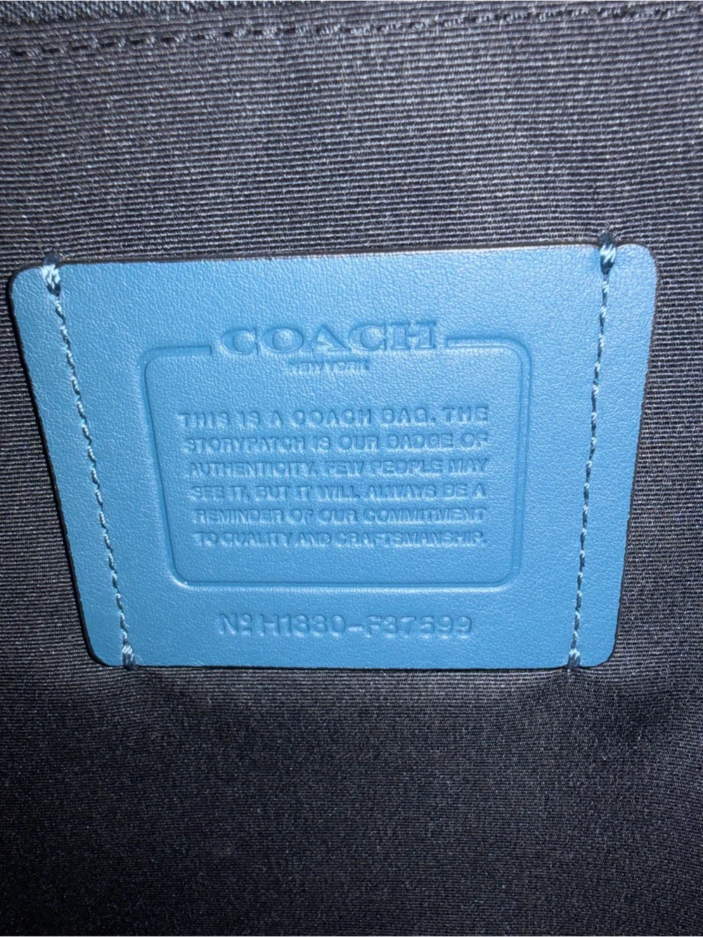 Coach premium leather